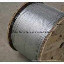 High Tension Hot Dipped Guy Wire Earth Wire Galvanized Steel Wire Strand